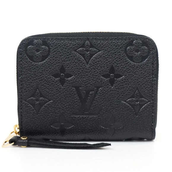 Louis Vuitton Empreinte Wallet Leather Zippy Noir Black Coin - Picture 1 of 7
